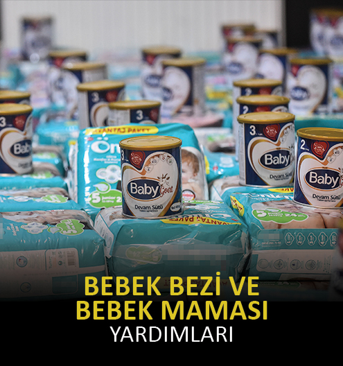 Bebek Bezi Ve Bebek Maması Destekleri
