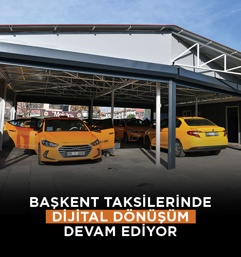 Başkent Taksilerinde Dijital Dönüşüm Devam Ediyor