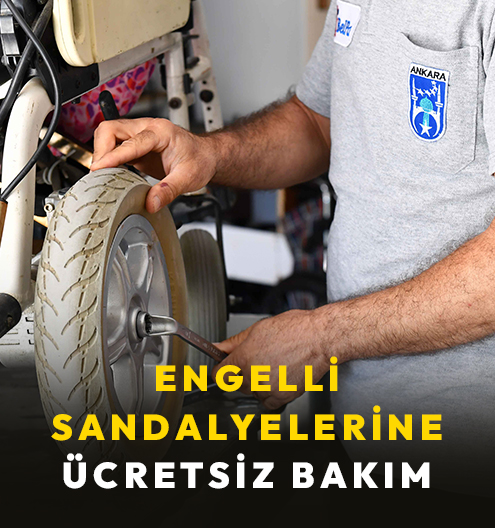 Engelli Sandalyelerine Ücretsiz Bakım