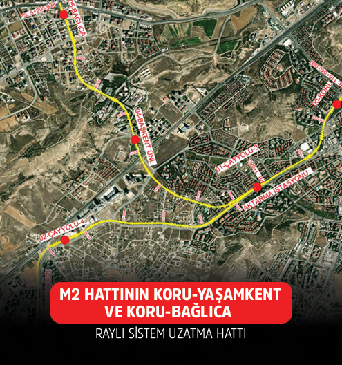 M2 Koru-Yaşamkent Ve Koru-Bağlıca Raylı Sıstem Uzatma Hatı
