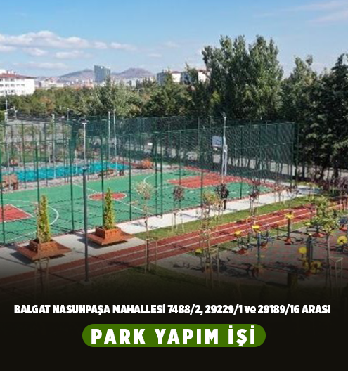 Çankaya Balgat Nasuhpaşa Mahallesi Parkı