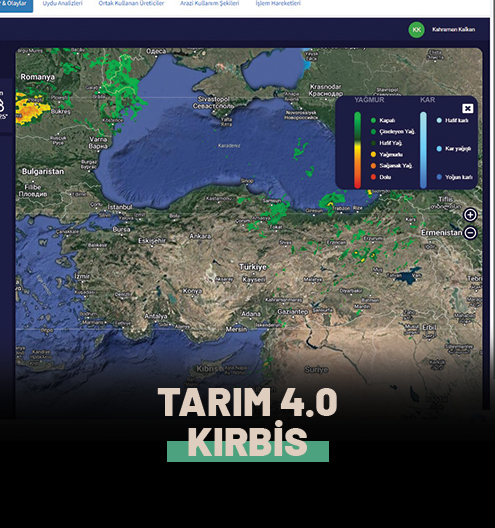 Yerli Üretici Tarlalarını Kırbis Üzerinden Takip Ediyor
