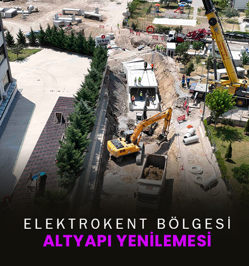Elektrokent Bölgesinde Altyapıya Neşter