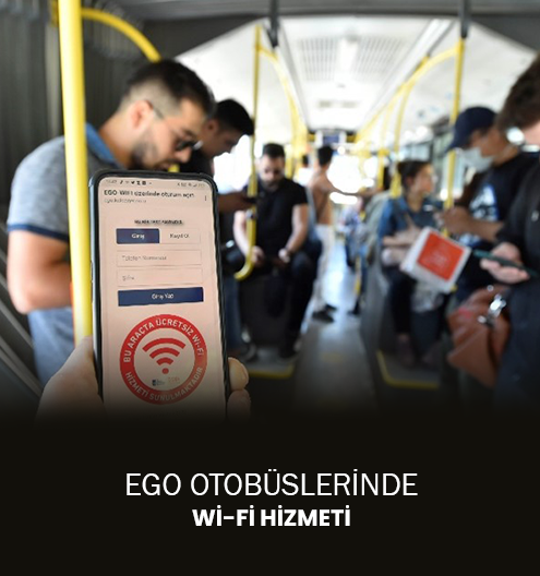 Ego Otobüslerinde Wi-Fi Hizmeti