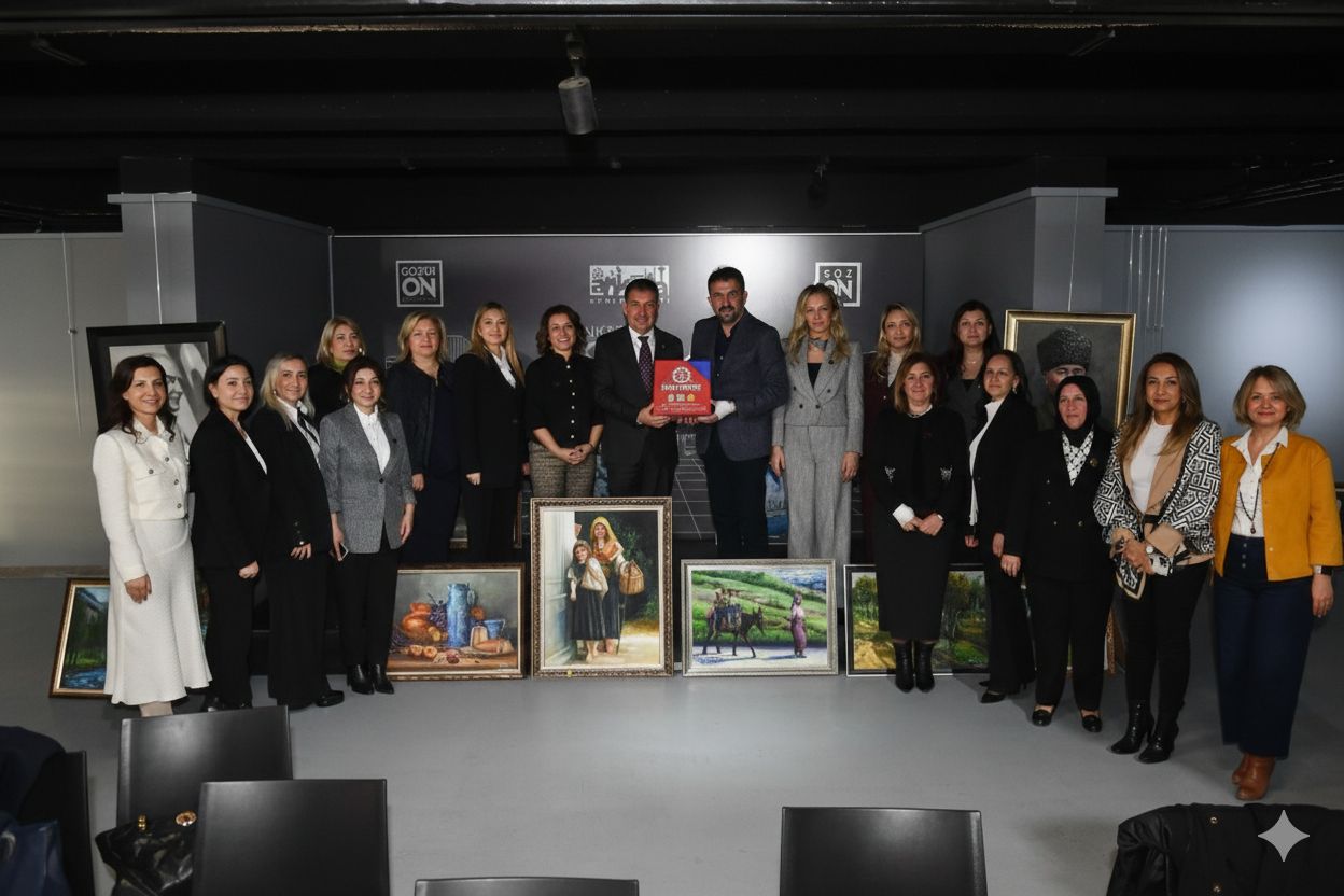 AKK BAŞKANI HALİL İBRAHİM YILMAZ, TÜRKİYE’NİN İLK GİRİŞİMCİ KADIN FEDERASYONU BAŞKANI VE KADIN GİRİŞİMCİLERİ DERNEKLERİNİ KABUL ETTİ