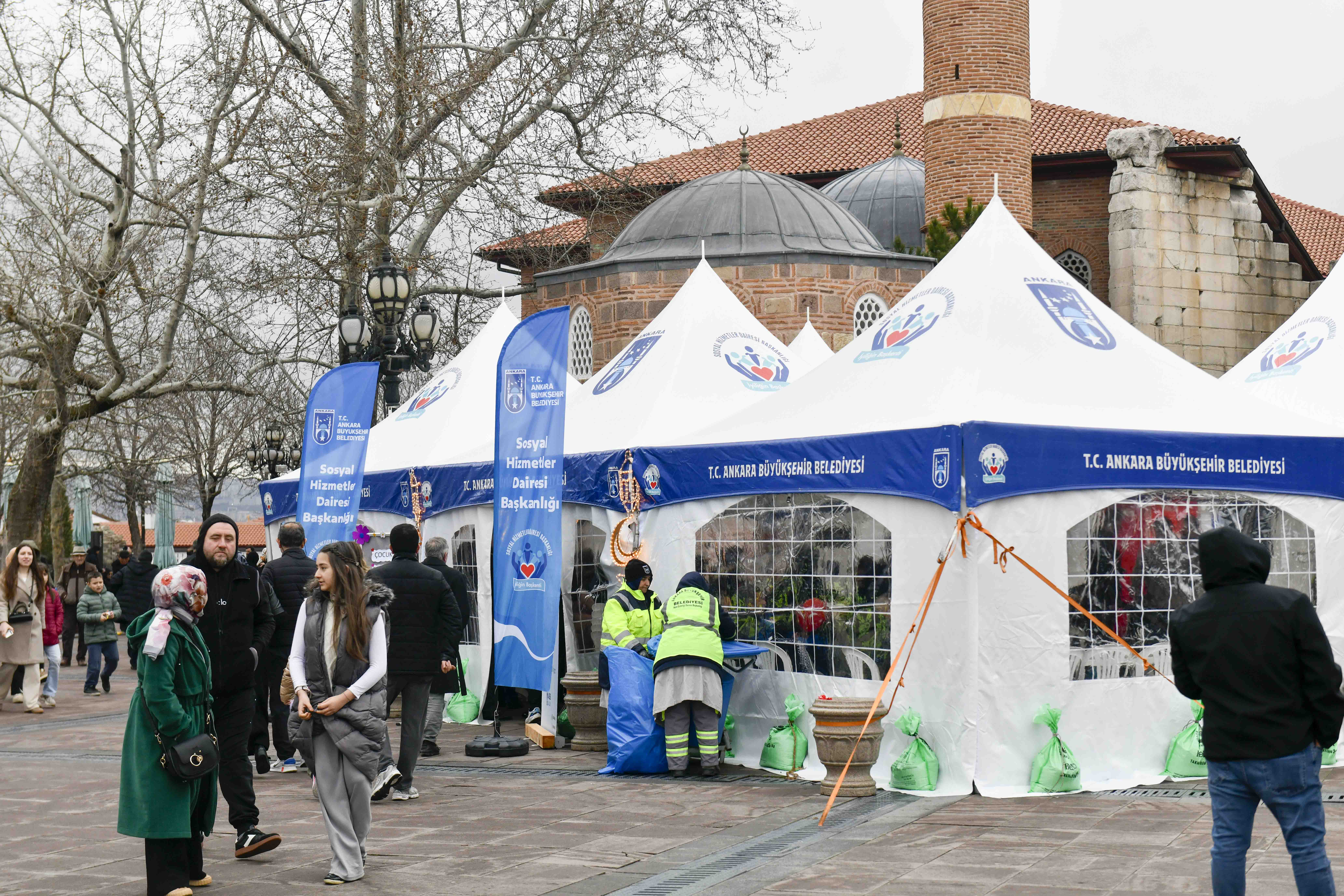 HACI BAYRAM-I VELİ CAMİSİ’NDE RAMAZAN ETKİNLİKLERİ İLGİYLE SÜRÜYOR