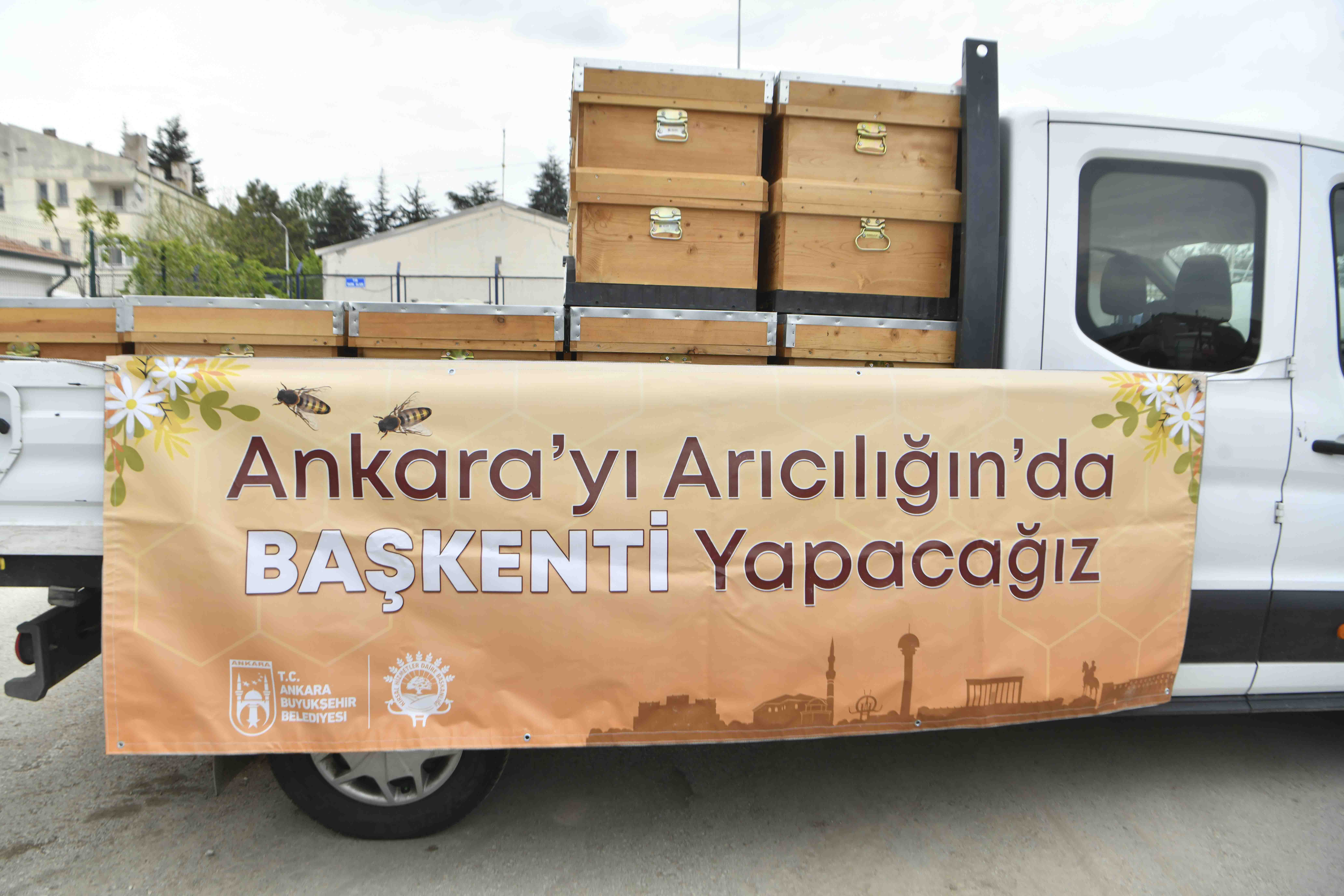 BAŞKENT’TE HER KOVAN BİR GELECEK:  ABB’DEN 5 BİN ADET ARI KOVANI DESTEĞİ