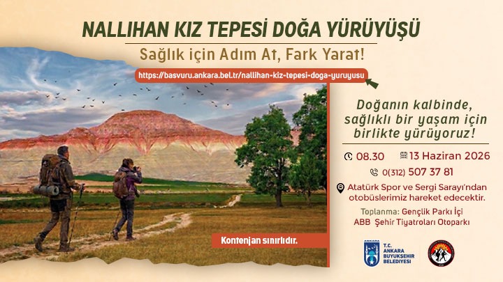 NALLIHAN KIZ TEPESİ DOĞA YÜRÜYÜŞÜ
