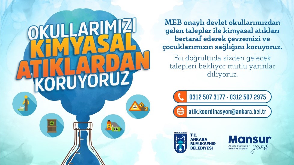 MEB Onaylı Devlet Okullarında Kimyasal Atık Toplama Projesi