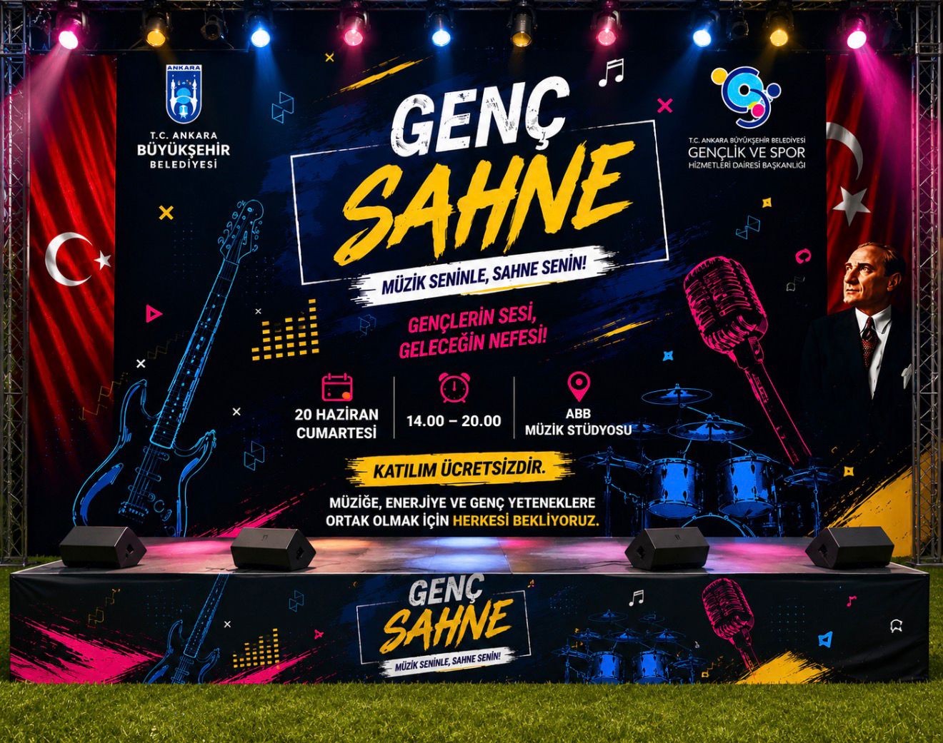 “GENÇ SAHNE GENÇ SES” YARIŞMASINDA FİNAL HEYECANI