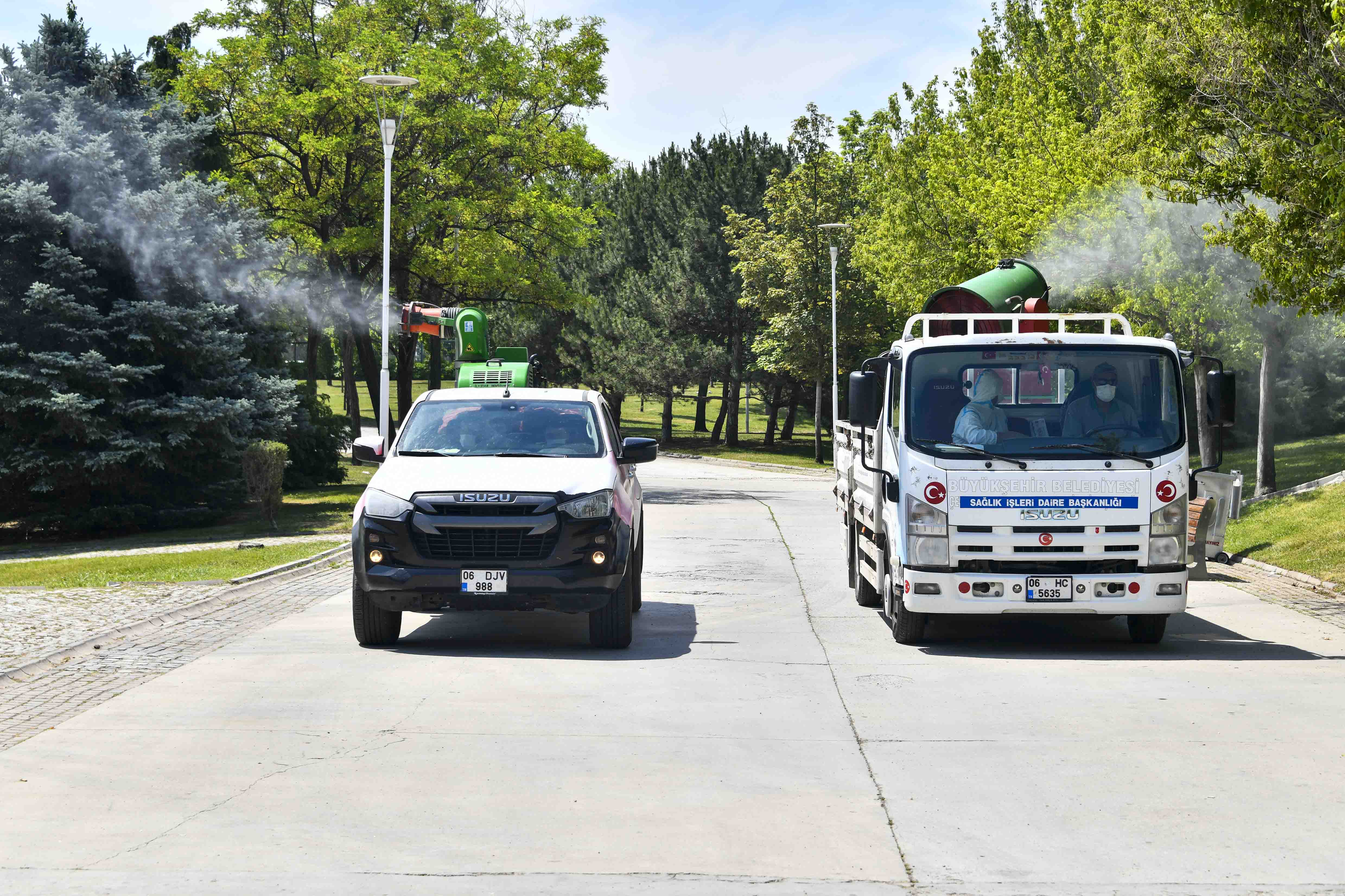 ABB, İLAÇLAMA SEFERBERLİĞİNE HIZ KESMEDEN DEVAM EDİYOR