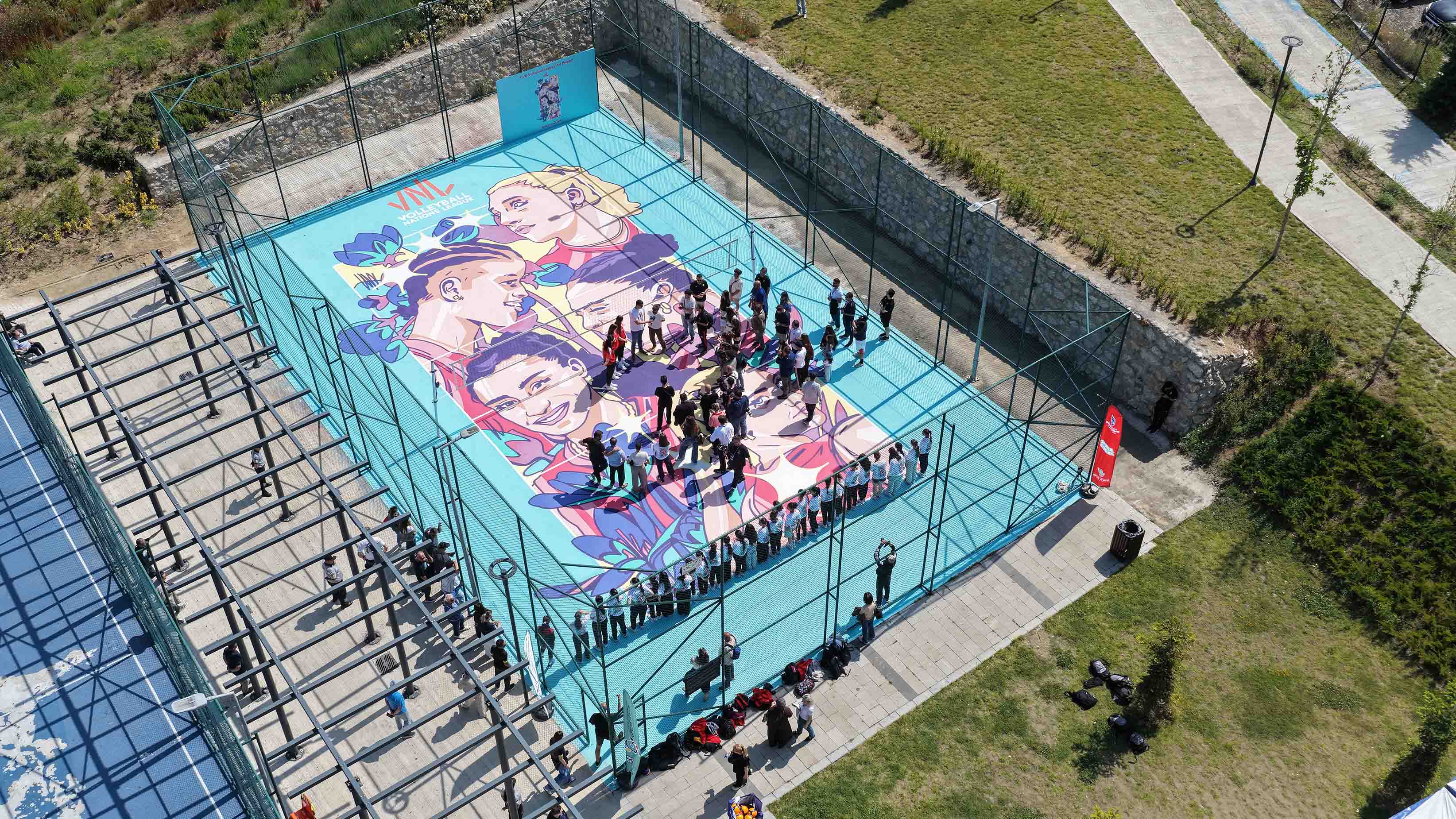VNL’DEN BAŞKENT ANKARA’YA KALICI MİRAS FİLENİN SULTANLARI "VNL LEGACY COURT" PROJESİ İLE ÖLÜMSÜZLEŞTİRİLDİ