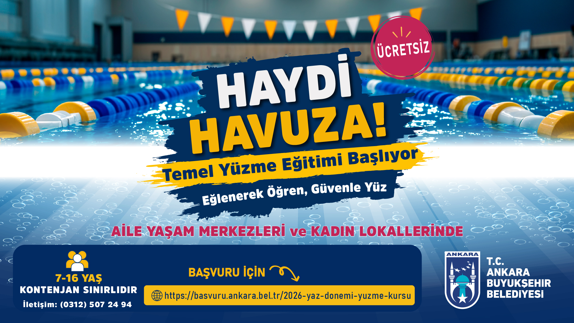 Yaz Dönemi Yüzme Kursu