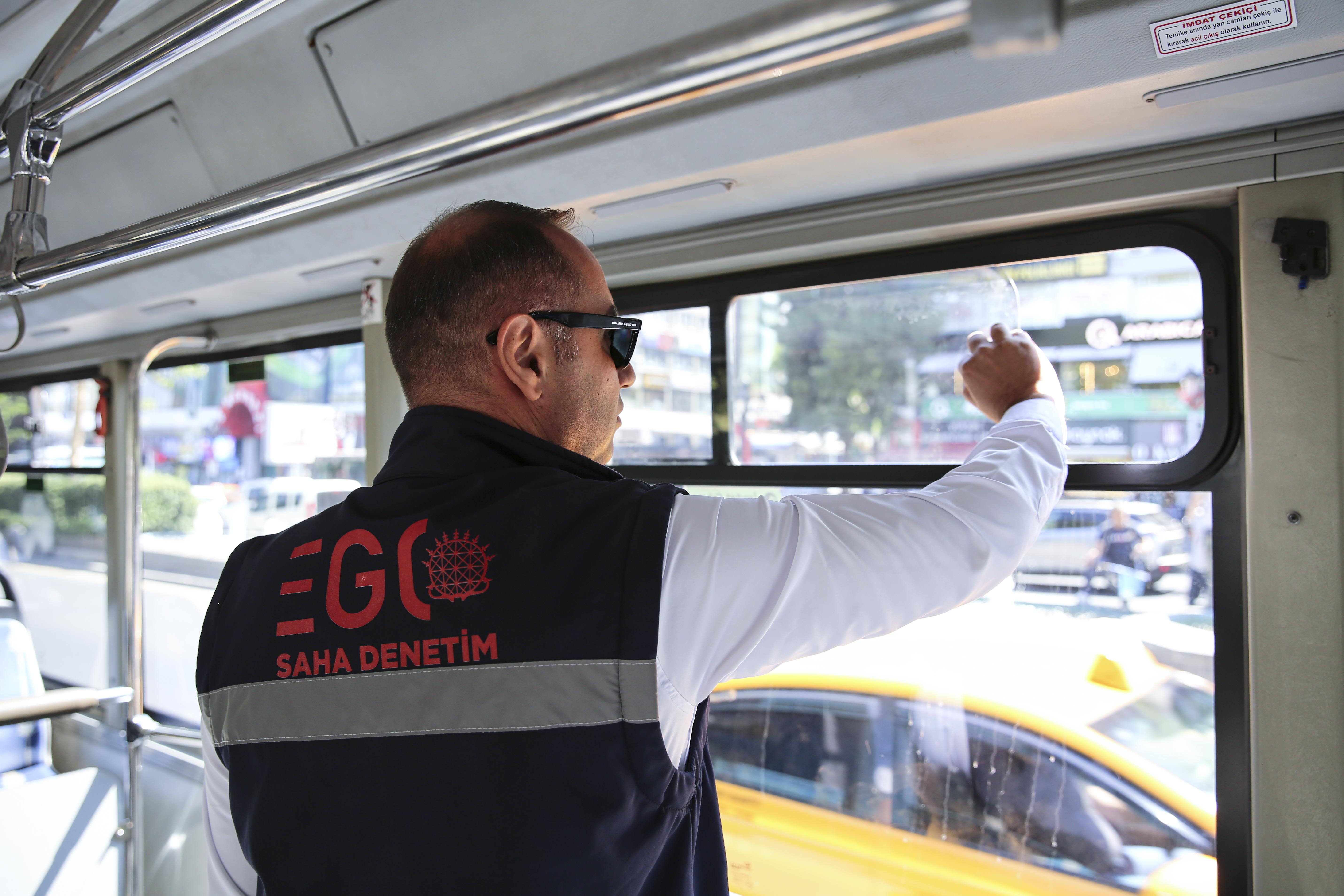 EGO'DAN TOPLU TAŞIMADA KLİMA VE HİZMET DENETİMİ