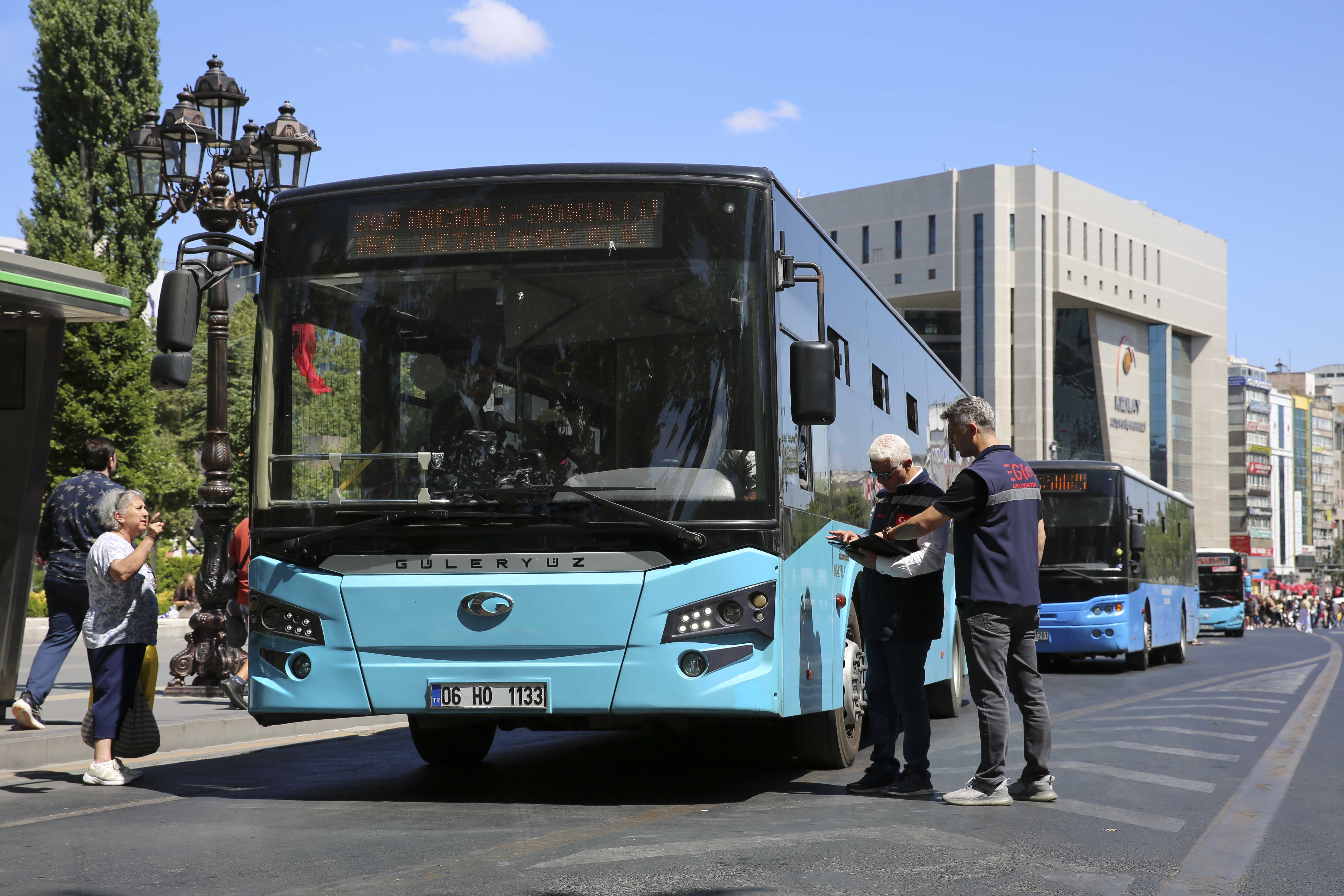 EGO'DAN TOPLU TAŞIMADA KLİMA VE HİZMET DENETİMİ